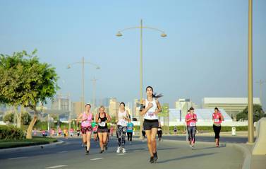 The Dubai Women's Running Challenge will take place in four locations throughout Dubai over the course of four weeks. Courtesy Dubai Sports Council 