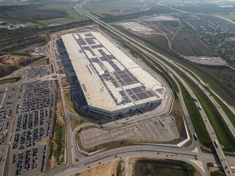 A general view of the Tesla gigafactory in Austin, Texas. Reuters