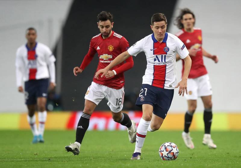SUBS: Ander Herrera, 7 - An Old Trafford return for the battling midfielder who replaced Parades. He could only smash his best chance over the bar, but he produced a hugely important clearance at the other end from a United corner. PA