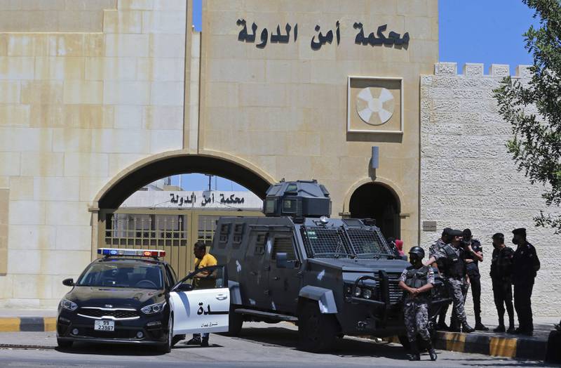 The State Security Court in Amman. Jordan has changed legal rules to automatically try drug-linked money laundering cases in the state security court, instead of a civilian court. AP
