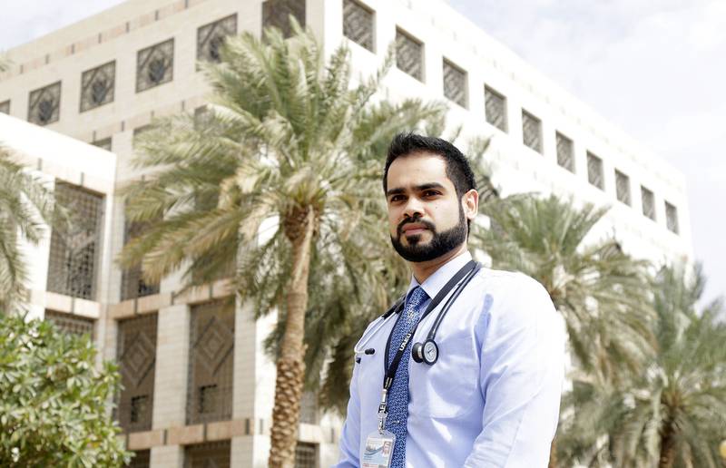 Dr Saif Al Shamsi, an associate professor at UAE University and an internal medicine consultant, said the most effective way to stop patients developing CVD was primary prevention. Jeffrey E Biteng / The National