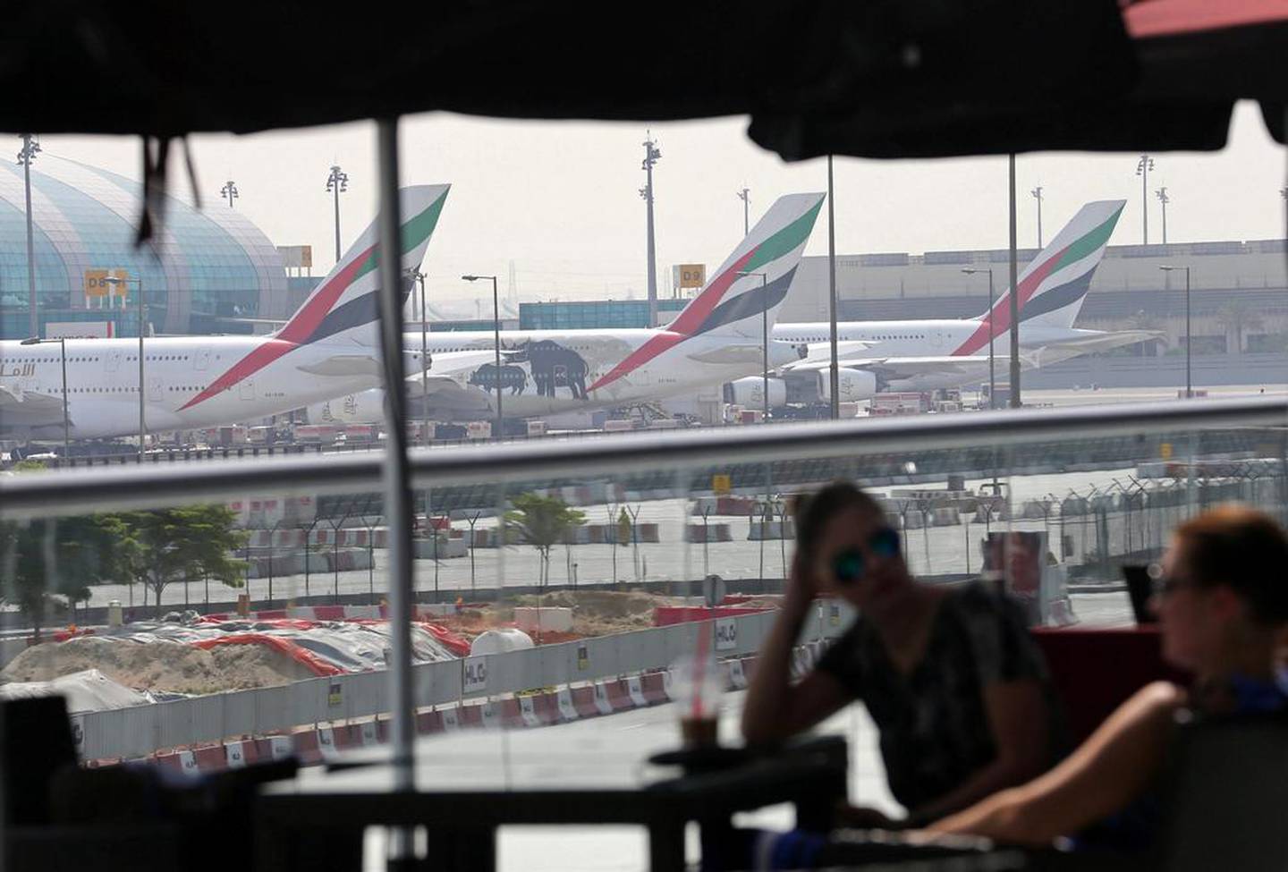 Passengers at Dubai International Airport. Reuters