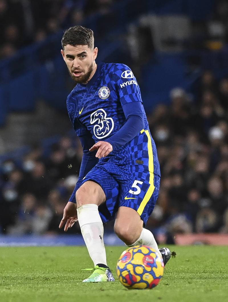 Jorginho – 7 Provided a delightful ball to James in the opening exchanges and could have later scored himself with a rebounded shot from a free-kick. Booked. EPA