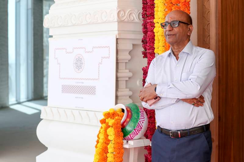 Gopal Kookani, general manager of the new Hindu temple, said the gathering to mark the work so far had given him goosebumps.