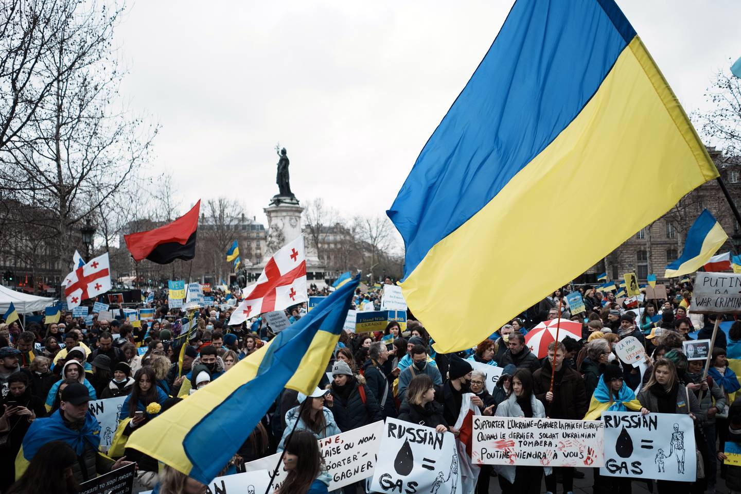 European leaders are under pressure to take more action to help Ukraine. AP 