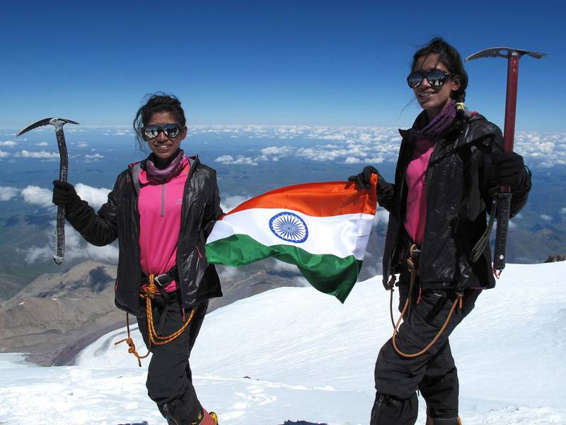 Tashi and Nungshi Malik are climbing mountains and breaking down barriers. Courtesy John Henzell