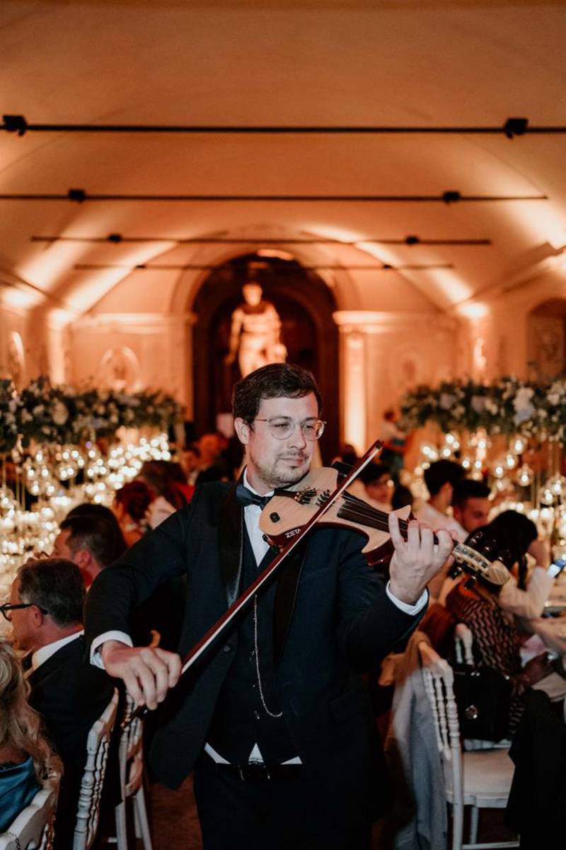 Violinist Pietro Bosacci will perform on New Year's Eve. Photo: Scalini