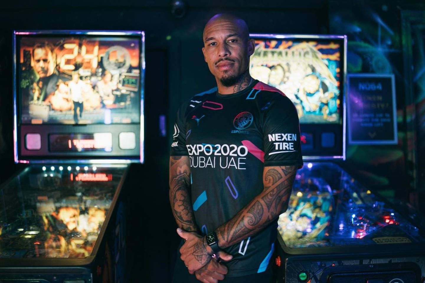 Former Manchester City star Nigel de Jong will meet fans before the live-screening of the game against Manchester United on Sunday. Photo: Expo 2020 Dubai