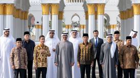 President Sheikh Mohamed attends inauguration of Sheikh Zayed Grand Mosque in Indonesia
