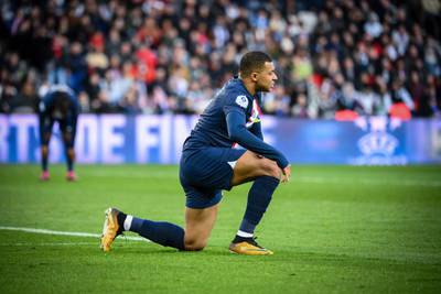 Paris Saint-Germain's French forward Kylian Mbappe. AFP
