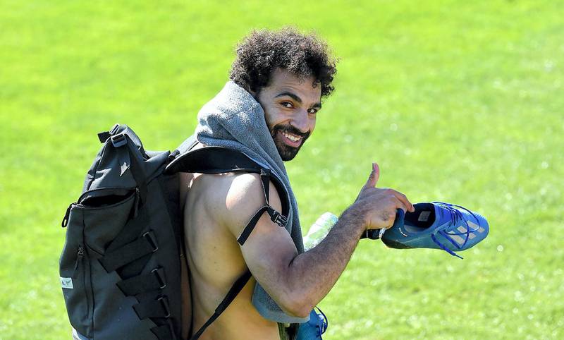Liverpool and Egypt striker Mohamed Salah was described by his club as a great leader, on and off the pitch. Twitter/ @MoSalah