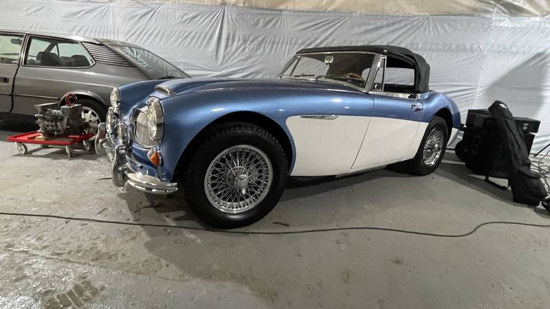 Other cars that are awaiting electric conversion include Austin Healey. Photo: London Electric Cars