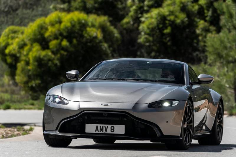 4. Aston Martin Vantage: 11.5 litres per 100km, and 634.8km on a full tank. Photo: Aston Martin