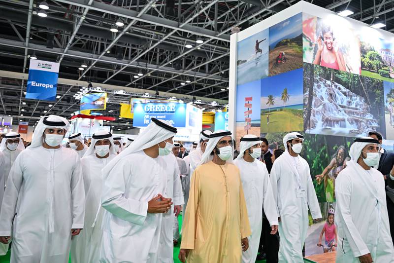 Sheikh Mohammed was accompanied by Sheikh Hamdan bin Mohammed, Crown Prince of Dubai and Sheikh Maktoum bin Mohammed, Deputy Ruler of Dubai.