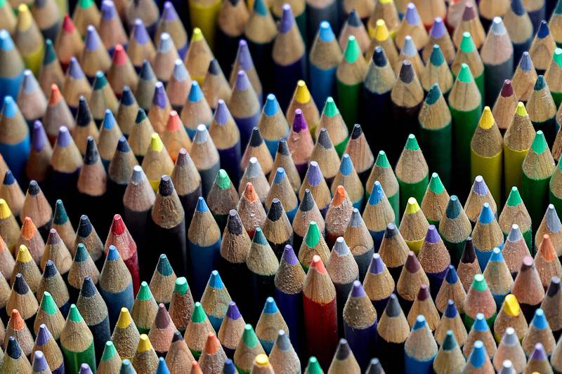 'Depending on what they want to do with it, I advise customers on the colour, the texture or the brand,' says Rafi, who sells the pencils individually, not by the box
