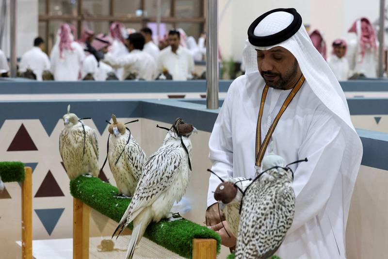 The fourth edition of the exhibition featured local and international falconers and breeders, with 25 sections over a space of 100,000 square metres, organisers said.