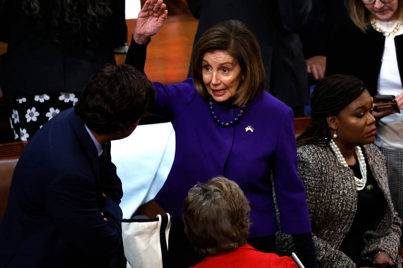Democrat Nancy Pelosi served as the 52nd speaker of the US House of Representatives from 2007 to 2011 and again from 2019 to 2023 and has represented California's 11th congressional district since 1987. Getty / AFP