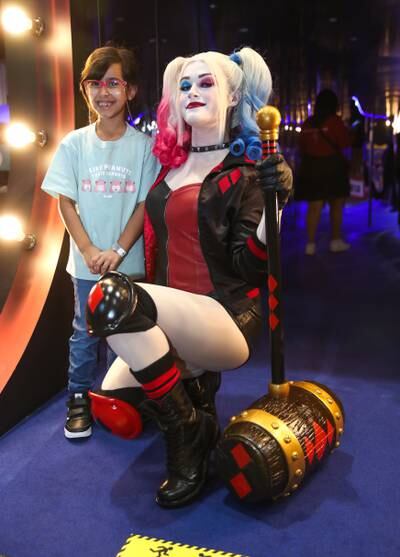 Alia Almansouri with Harley Quinn