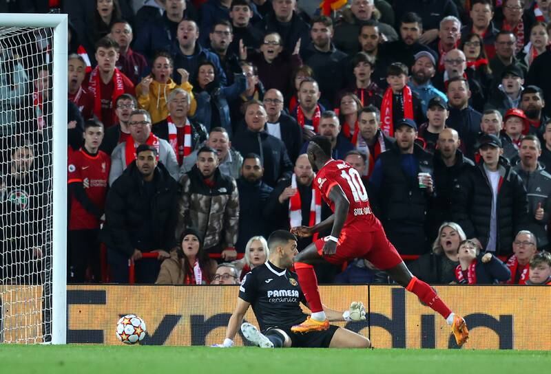 Sadio Mane – 8. The Senegalese never gave Villarreal the chance to relax. He should have done better with a first-half header but he more than made up for that with the second goal. Jota came on for him with 17 minutes left. Getty Images