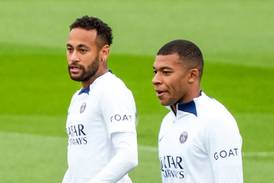 Mbappe and Neymar look pensive during PSG training - in pictures