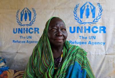 Rosa Ghobria is a South Sudanese refugee living at Sudan's Al Takamol camp on the outskirts of the capital Khartoum.