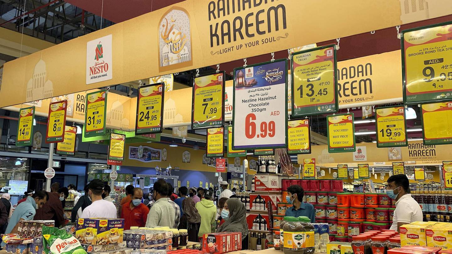 Ramadan 2020: Shoppers don masks at supermarkets to stock up for holy month