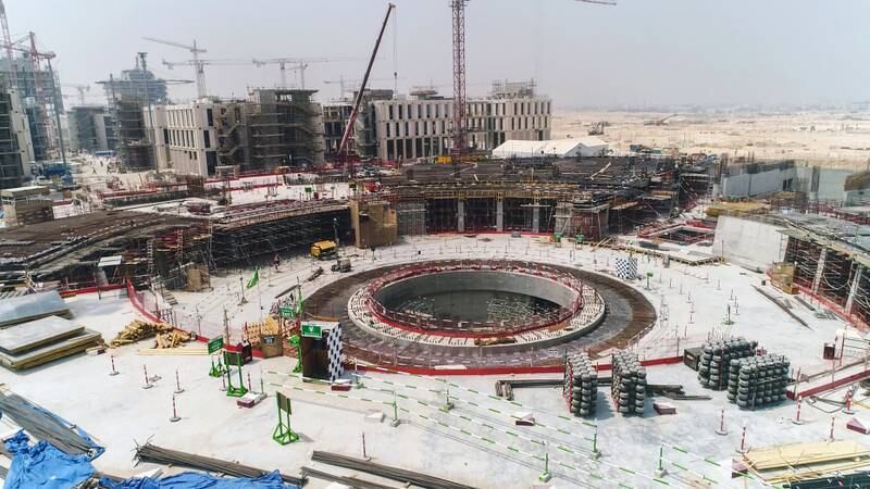 Dubai Expo 2020 under construction. Courtsey Dubai  Expo