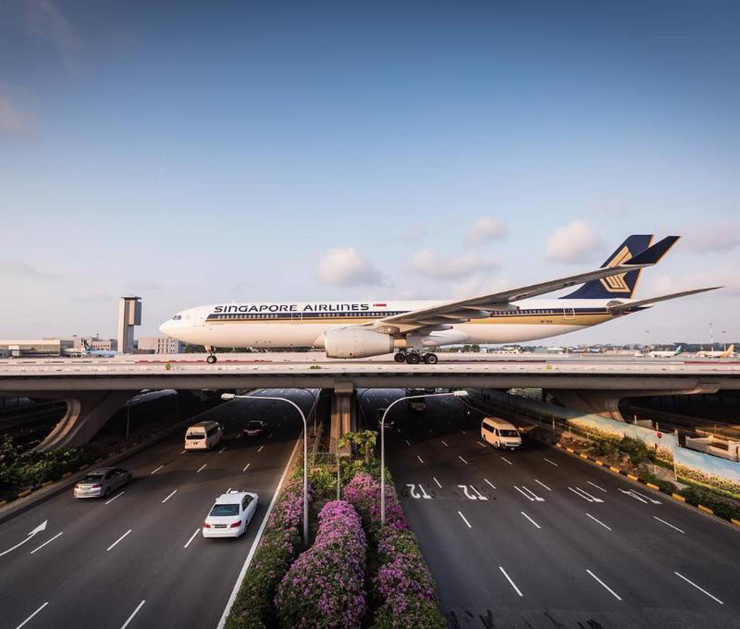 A new taxiway, extending 40 kilometres, will be built to link Changi East with the existing runways at Changi Airport. Photo: Changi Airport