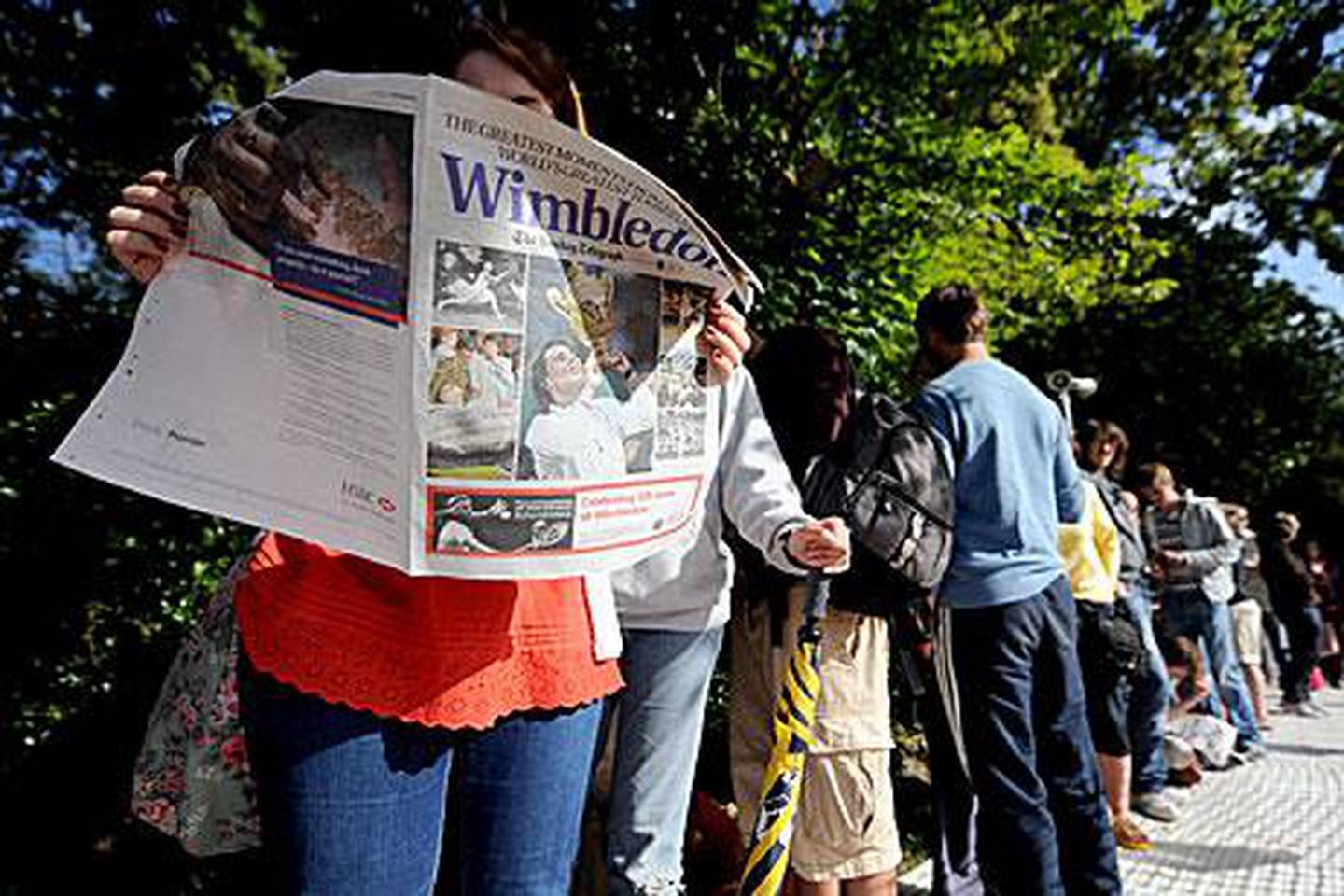 Thousands of tennis fans waited in 'The Queue' in hope of gaining access to Wimbledon. 