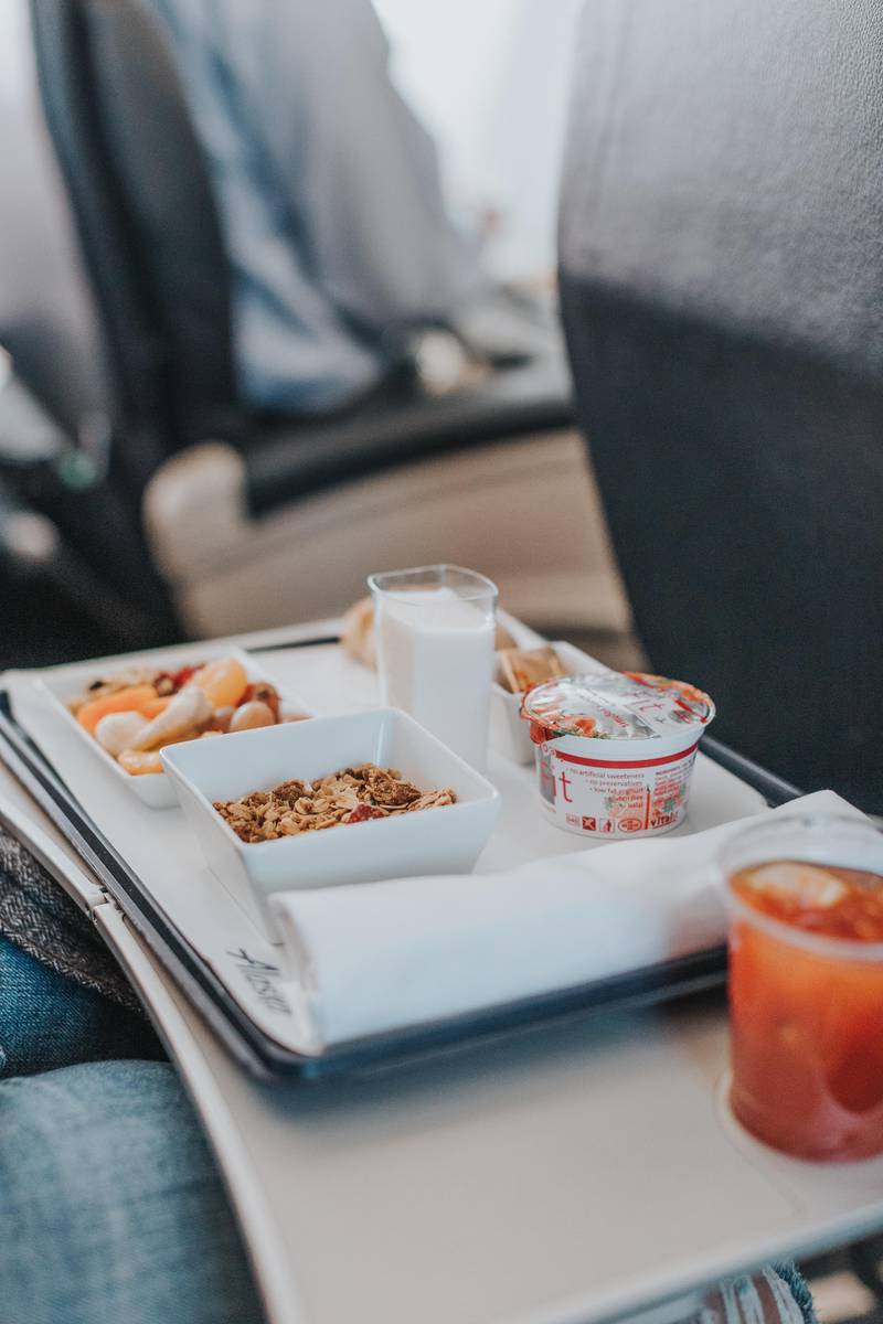 About 20 per cent of all food produced by in-flight catering teams is wasted every year. Unsplash