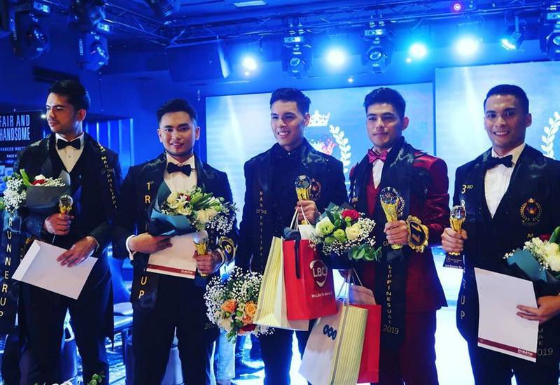From left, second runner-up Raeed Al Sughayer; first runner-up Sean Villegas; Man of the Philippines UAE Brian Samson; Man of the Philippines Dubai Gerald Anson; and third-runner-up Christopher Valenzuela at the Man of the Philippines 2019 event in Dubai on September 21, 2019. Instagram