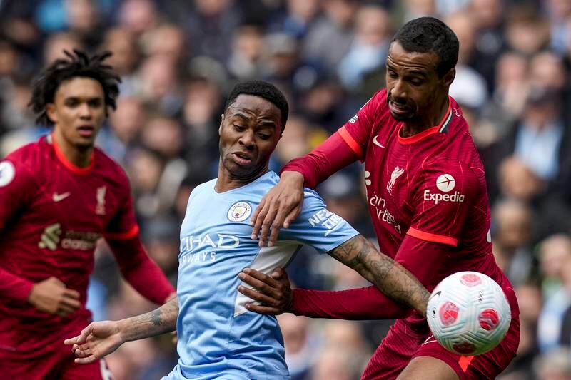 Raheem Sterling - 7

The 27-year-old missed an early chance but troubled Liverpool. He was unfortunate to have a goal disallowed for a marginal offside and was withdrawn for Mahrez with 15 minutes to go. 
EPA