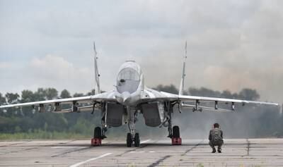 Analysts believe that with additional MiG air power Ukraine is ready to launch its main offensive. AFP