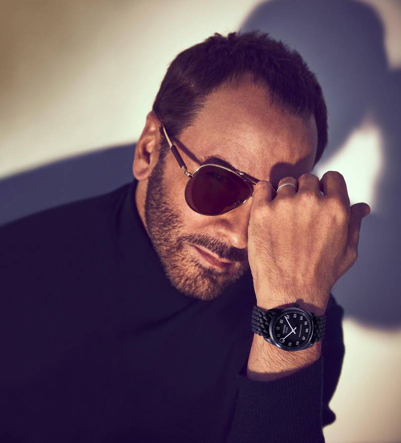 Designer Tom Ford launches the Tom Ford Ocean Plastic Watch. Courtesy Tom Ford