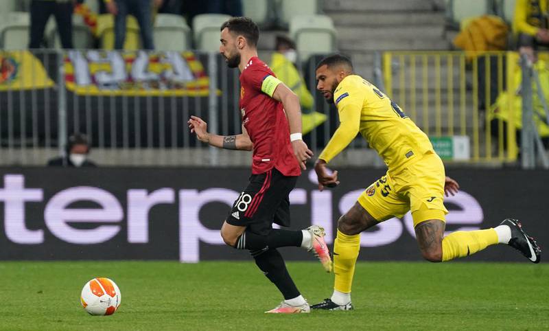 Etienne Capoue 6 – Frustrated Bruno Fernandes throughout, though he was booked from bringing down the Portuguese midfielder in the second half and walked a tightrope for much of the last half hour. Made an excellent intervention to deny Rashford in the first half of extra-time.  AFP