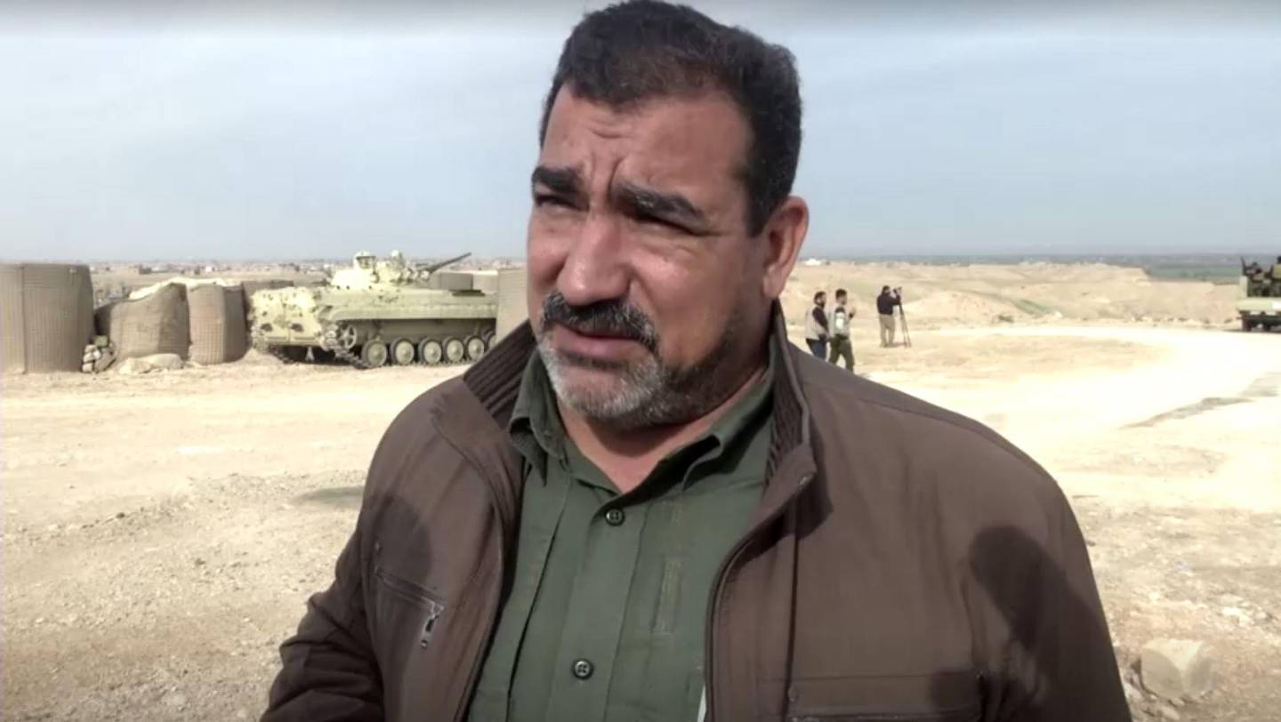 Senior militia commander Qassem Musleh. Reuters