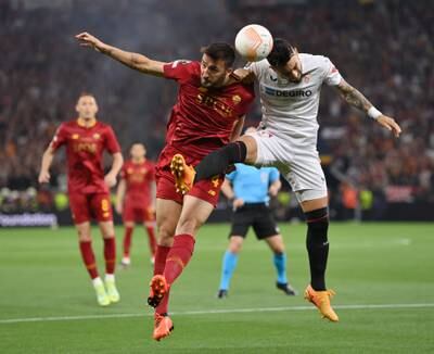 Bryan Cristante - 7. Worked very hard next to Matic in the middle of the field and helped to provide adequate cover for the Roma defence as Sevilla took control of proceedings in the second half. Getty 