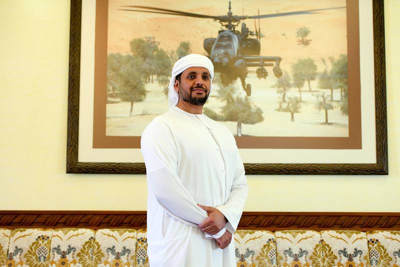 Abu Dhabi, United Arab Emirates - Mohamed Buti Al Mazrouei, 47, at his home in Al Ain. Khushnum Bhandari for The National