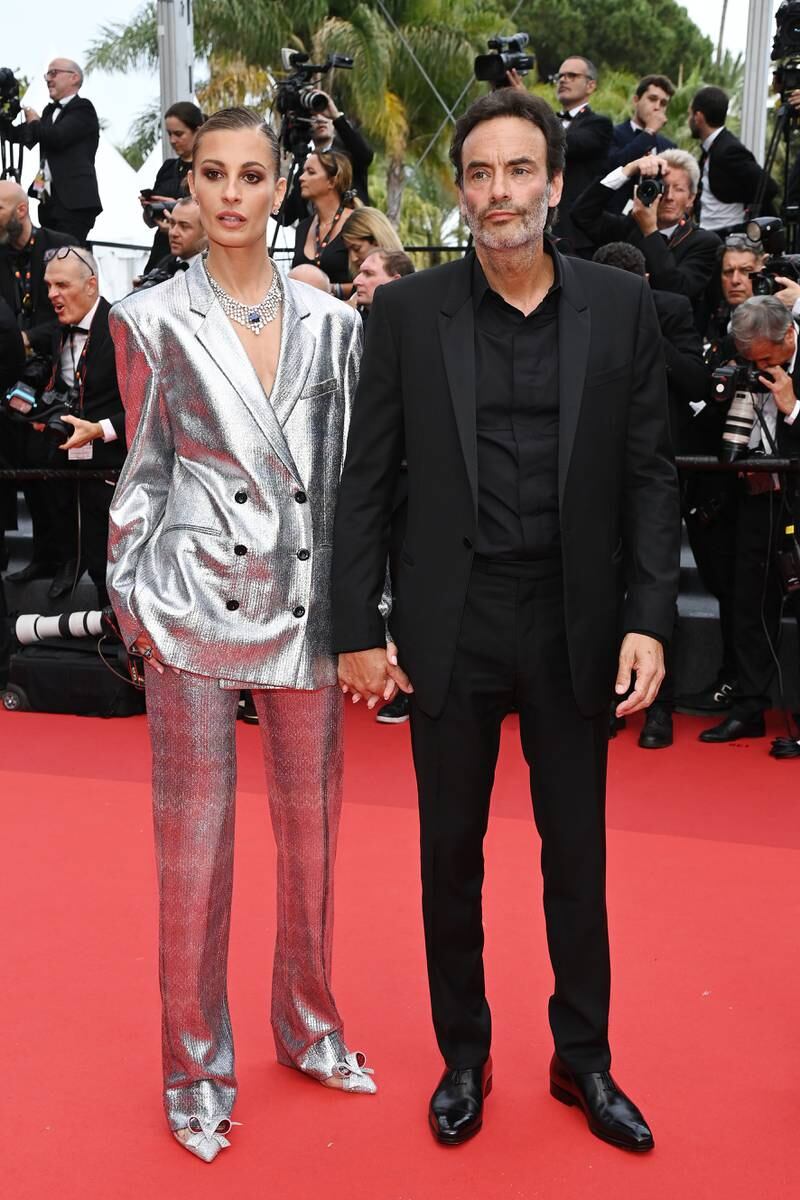 Italian actress Sveva Alviti and French-American actor Anthony Delon. Getty Images