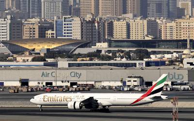 Emirates carried 26.1 million passengers in the first half of its financial year. AFP