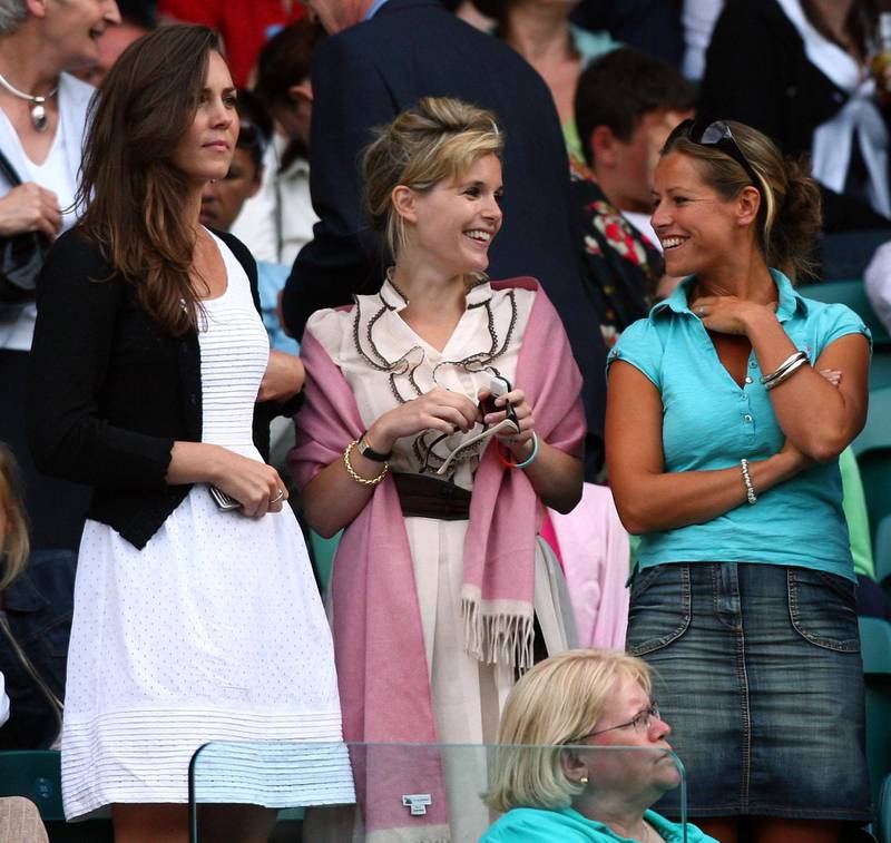 LONDON - JUNE 28:  Prince William's girlfriend Kate Middleton attends day six of the Wimbledon Lawn Tennis Championships at the All England Lawn Tennis and Croquet Club on June 28, 2008 in London, England.  (Photo by Ryan Pierse/Getty Images)