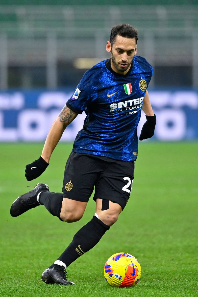 =3) Hakan Calhanoglu (Inter Milan) Seven assists in 19 games. AFP