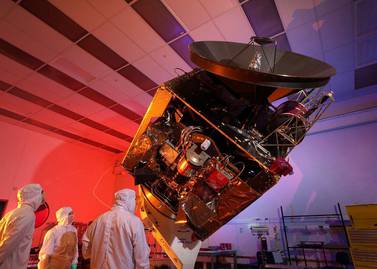The UAE's Hope probe is due to be launched into space from Japan this summer. Courtesy: MBRSC 