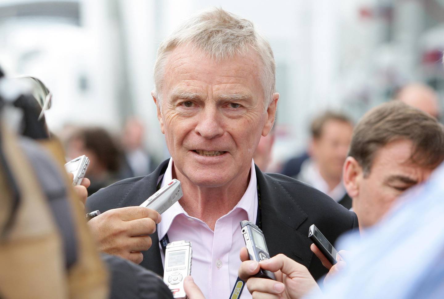 Max Mosley was a racing driver and president of the Federation Internationale de l'Automobile. PA Wire