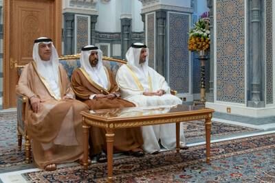 Sultan Haitham receives Sheikh Dr Sultan at Al Baraka Palace in Muscat