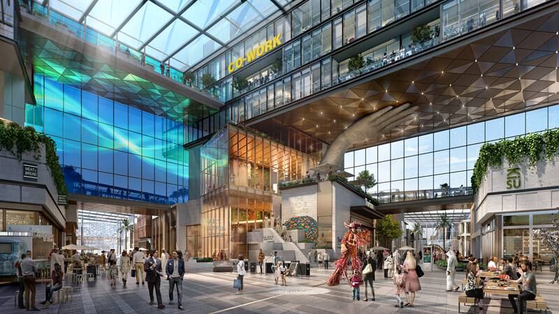 The project will include 60,000 square metres of retail, entertainment and leisure space.