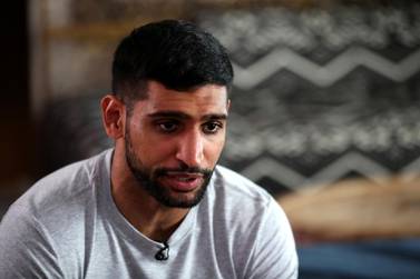 Amir Khan believes lifetime bans are the only deterent for boxers who intend to use performance enhancers. Chris Whiteoak / The National