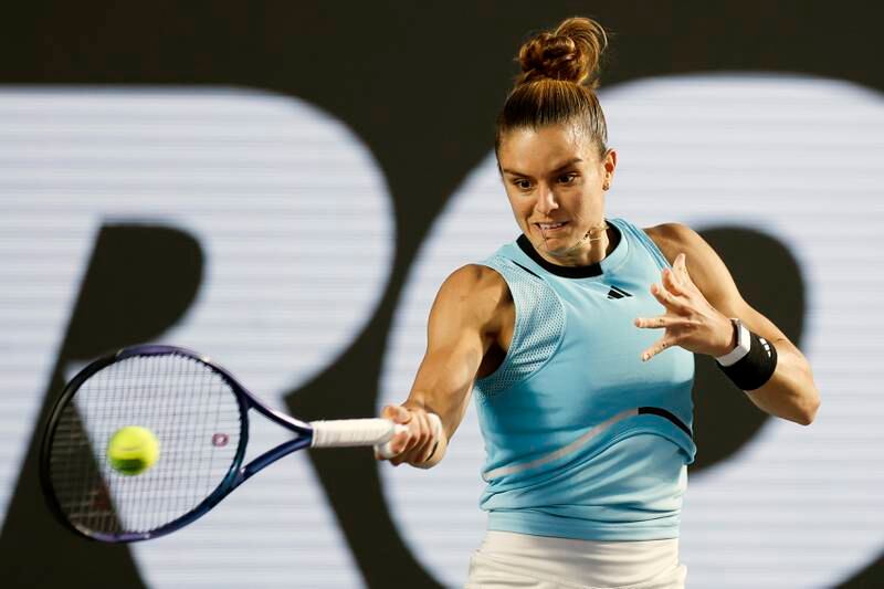 Maria Sakkari says the satisfaction of proving her detractors wrong 'fuels' her. EPA