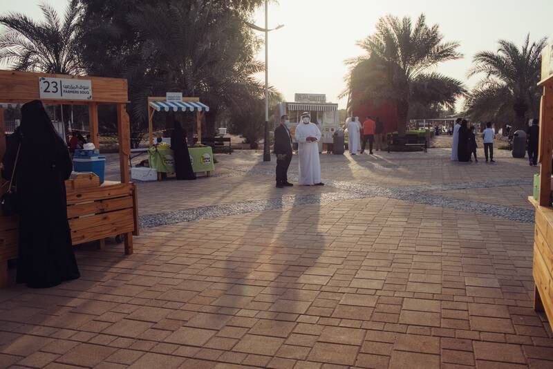 Visitors can also buy food from kiosks selling traditional Emirati dishes such as luqaimat and regag which are freshly made.