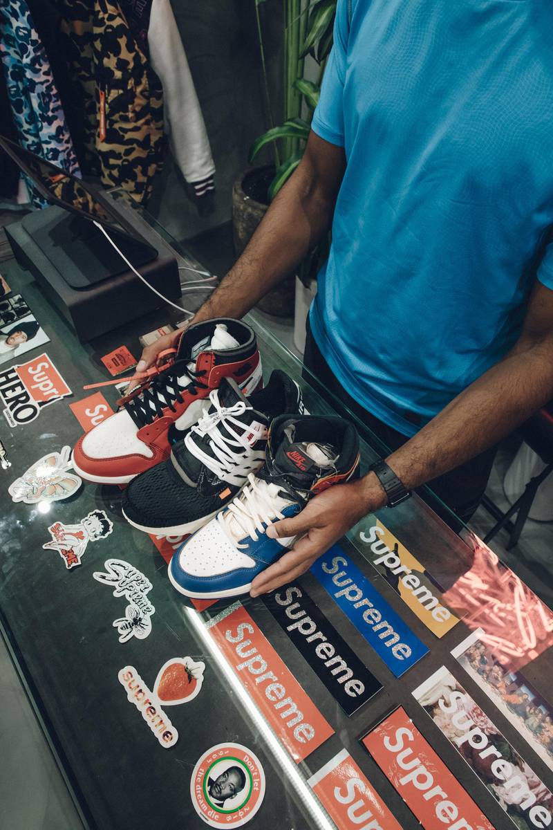Local opened its sneaker shop in November. Luis Martins